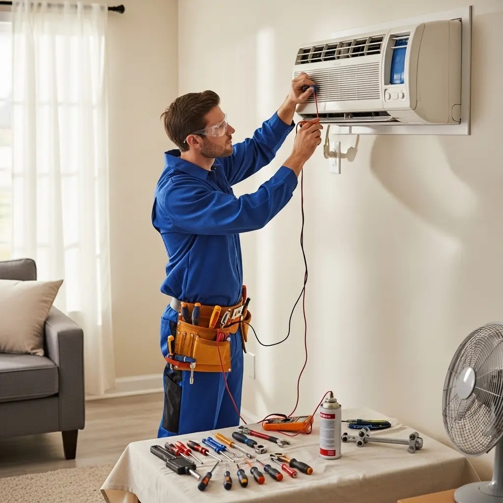 Gaziosmanpaşa Protherm Protherm klima gaz dolumu ve bakım – Enerji verimliliği artırıldı. - Teknik servis örneği